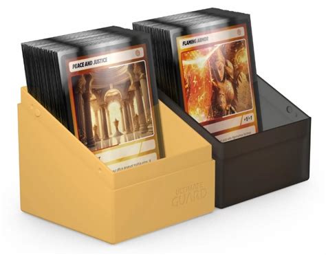 metal deck box tcg|ultimate guard boulder deck box.